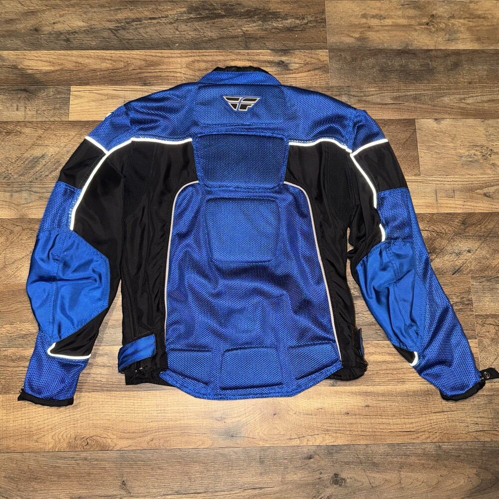 Fly Racing Motorcycle Jacket, Mens Small, Mesh, Armor, - Picture 2 of 7